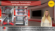 Cargar imagen en el visor de la galería, Multi-Layer Blown film extrusion - Rolbatch Academy Dr Magdalena Laabs