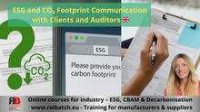 Cargar imagen en el visor de la galería, Online Course: ESG and Carbon Footprint Communication with Clients and Auditors – (DECAR-3501)