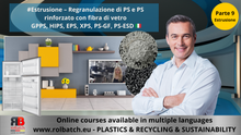 Cargar imagen en el visor de la galería, Curso en línea: Extrusión de plásticos – Regranulación de PS y PS reforzado con fibra de vidrio (Parte 9) – EXTR-P9-1009