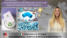 Carica l'immagine nel visualizzatore di Gallery, Corso Online: Come ottimizzare il riciclaggio interno della plastica negli impianti di lavorazione e ridurre le perdite – RECYCL-7002