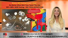 تحميل الصورة في عارض المعرض، إتقان اختبار MFI في ساعة واحدة – تدريب عبر الإنترنت على ISO 1133 و ASTM D-1238