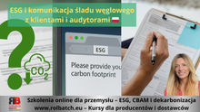 Cargar imagen en el visor de la galería, Online Course: ESG and Carbon Footprint Communication with Clients and Auditors – (DECAR-3501)