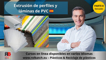 Load the image into the gallery viewer, Online Course: Plastic Extrusion – PVC Profile and Sheet Extrusion (Part 8) – EXTR-P-1008