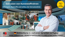Load the image into the gallery viewer, Online Course: Plastic Extrusion – Fundamentals and Key Techniques (Part 1) - EXTR-PIPES-8001