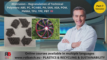 Carica e avvia il video nel visualizzatore di galleria, Corso Online: Estrusione della Plastica – Regranulazione dei Polimeri Tecnici (Parte 7) – EXTR-P7-1007