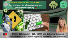 Ladda upp bild till gallerivisning, Online Course: Carbon Footprint and ESG for SMEs – Calculation, Reporting and Emission Reduction – (DECAR-3301)
