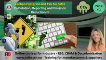 Ladda upp bild till gallerivisning, Online Course: Carbon Footprint and ESG for SMEs – Calculation, Reporting and Emission Reduction – (DECAR-3301)
