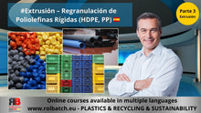 Load the image into the gallery viewer, Online Course – Plastic Extrusion - Regranulation of PE and PP – (Part 3) – EXTR-P3-1003
