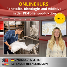 Načíst obrázek do prohlížeče Galerie, Online kurz: Suroviny a přísady při výrobě PE fólií (část 2) – BLFIL-P2-1002
