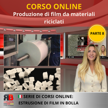 Load the image into the gallery viewer, Online Course: Production of Films from Recycled Materials and In-House Recycling (Part 8) – BLFIL-P8-1008
