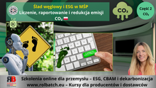 Ladda upp bild till gallerivisning, Online Course: Carbon Footprint and ESG for SMEs – Calculation, Reporting and Emission Reduction – (DECAR-3301)
