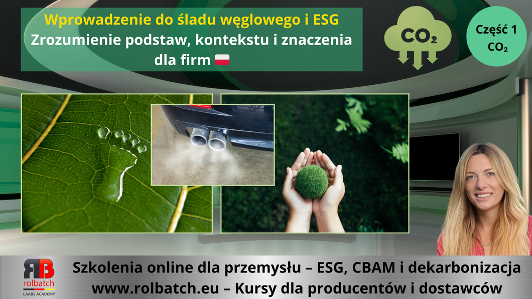 Online Course: Introduction to Carbon Footprint and ESG for SMEs – (DECAR-3300)