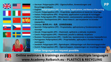 Laden Sie das Bild in den Galerie-Viewer, Online-Kurs: Polypropylen (PP) – Eigenschaften, Anwendungen und Recyclinggrundlagen

