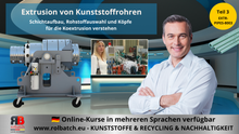 Načíst obrázek do prohlížeče Galerie, Online kurz: Extruze plastových trubek – Procesní parametry a nastavení linky pro extruzi trubek z HDPE a PP (část 2) – EXTR-PIPES-8002
