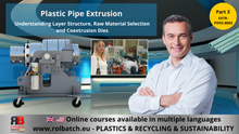 Načíst obrázek do prohlížeče Galerie, Online kurz: Extruze plastových trubek – Procesní parametry a nastavení linky pro extruzi trubek z HDPE a PP (část 2) – EXTR-PIPES-8002
